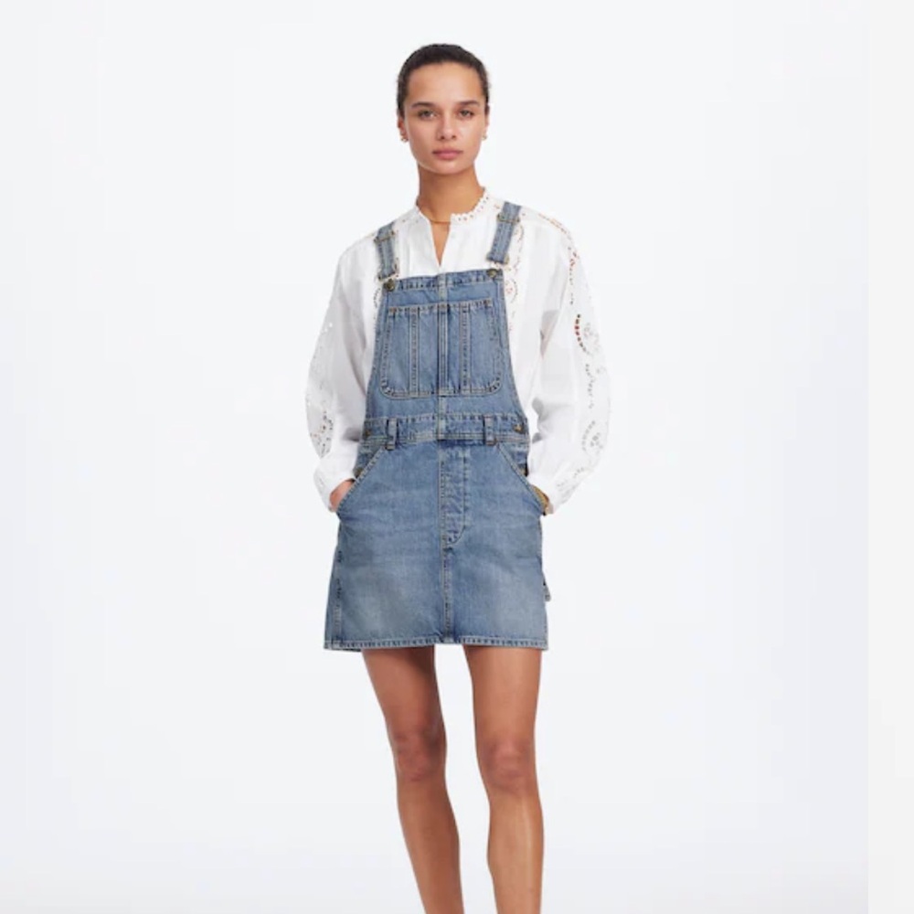 Madewell Boxy Mini Skirtall in Billings Wash